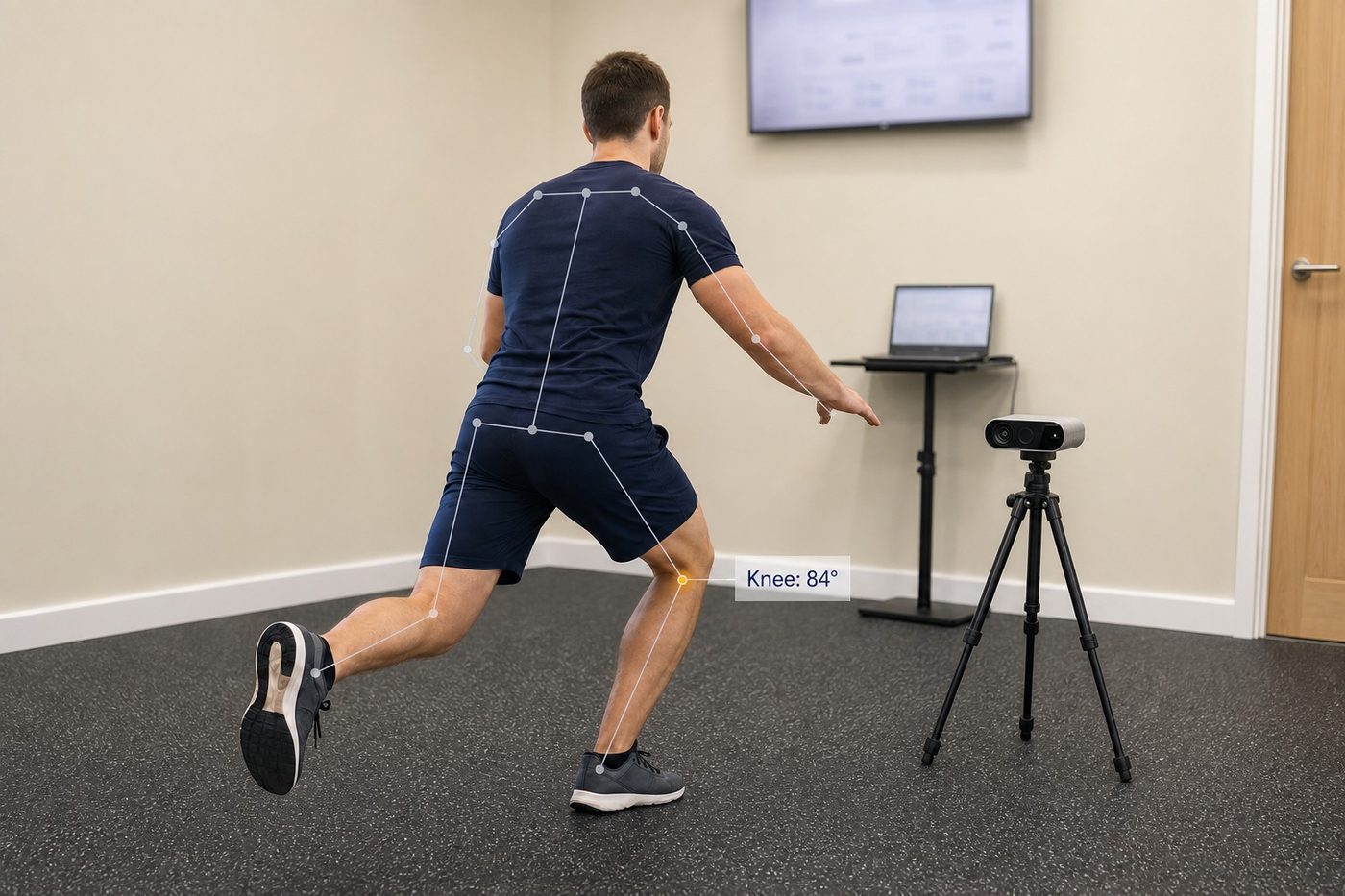 Markerless movement assessment using HumanTrak at Hanbury Health, Milton Keynes.